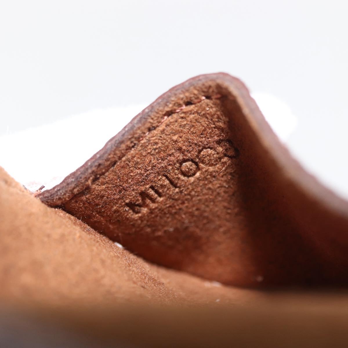 LOUIS VUITTON Damier Ebene Cuff Case Ag925 Silver LV Auth BA6977