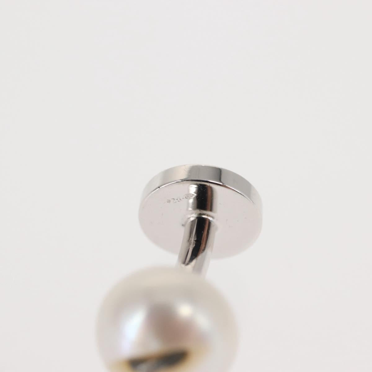 LOUIS VUITTON Damier Ebene Cuff Case Ag925 Silver LV Auth BA6977