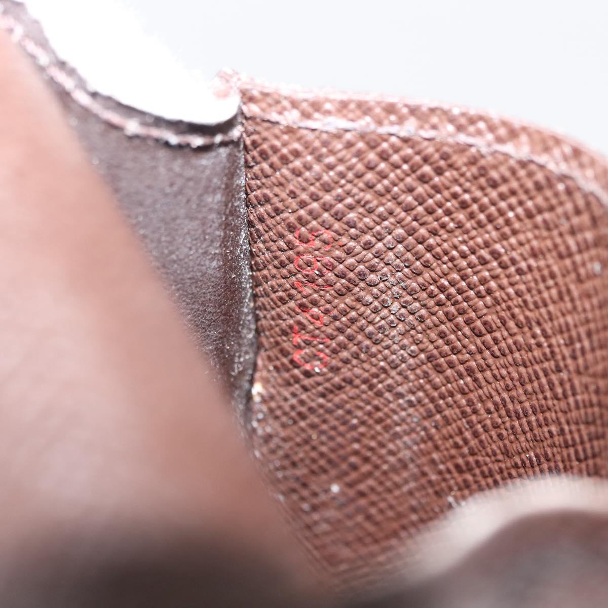 LOUIS VUITTON Damier Ebene Etui Cigarette Case N63024 LV Auth BA6979