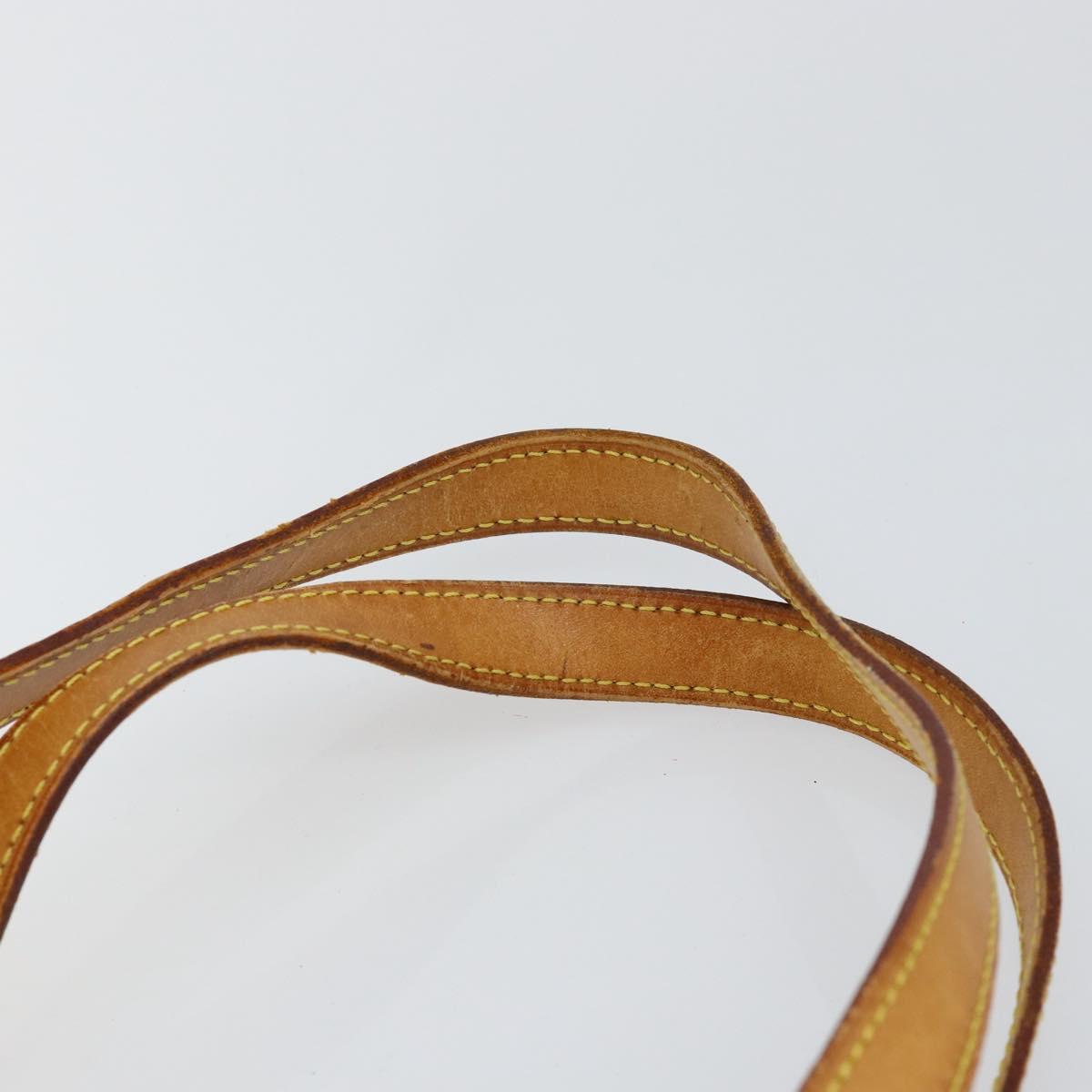 LOUIS VUITTON Monogram Vernis Houston Hand Bag Beige M91004 LV Auth BA6986