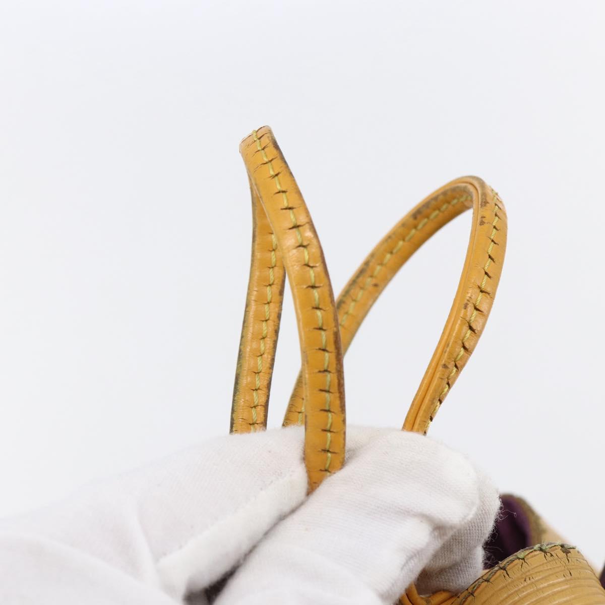 LOUIS VUITTON Epi Petit Noe Shoulder Bag Yellow M44109 LV Auth BA7004