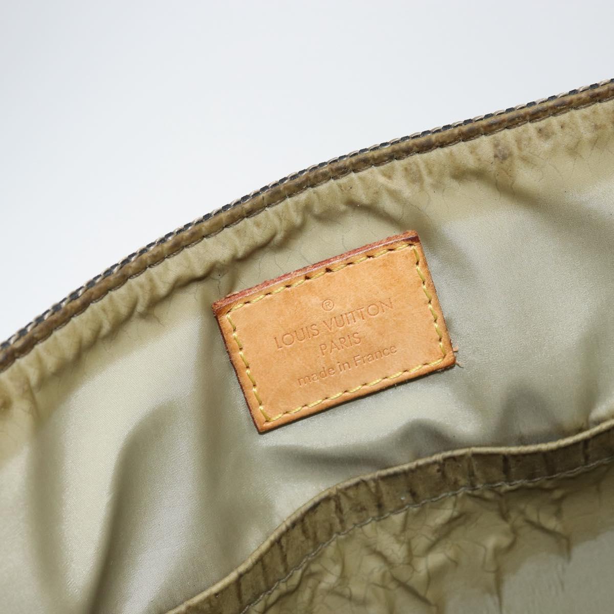 LOUIS VUITTON Damier Geant Petite Message Shoulder Bag Tail M93617 Auth BA7006