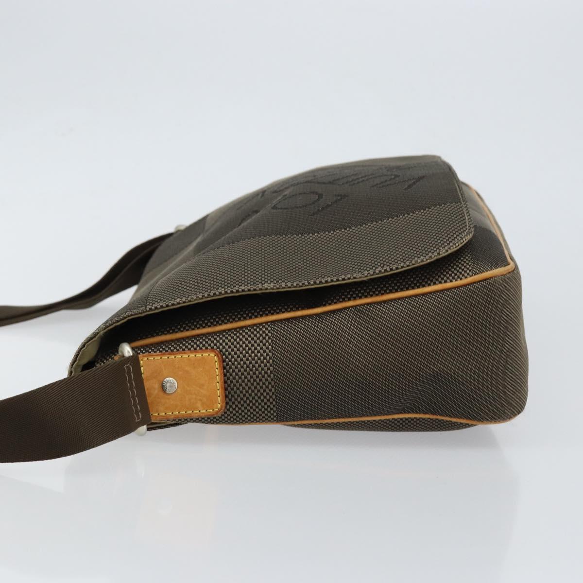 LOUIS VUITTON Damier Geant Petite Message Shoulder Bag Tail M93617 Auth BA7006