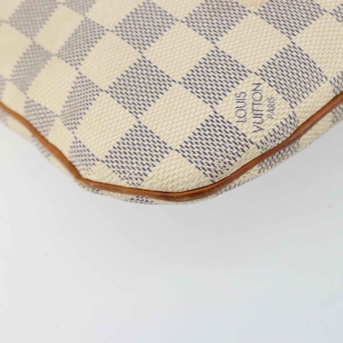 LOUIS VUITTON Damier Azur Pochette Bosphore Shoulder Bag N51112 LV Auth BA7009