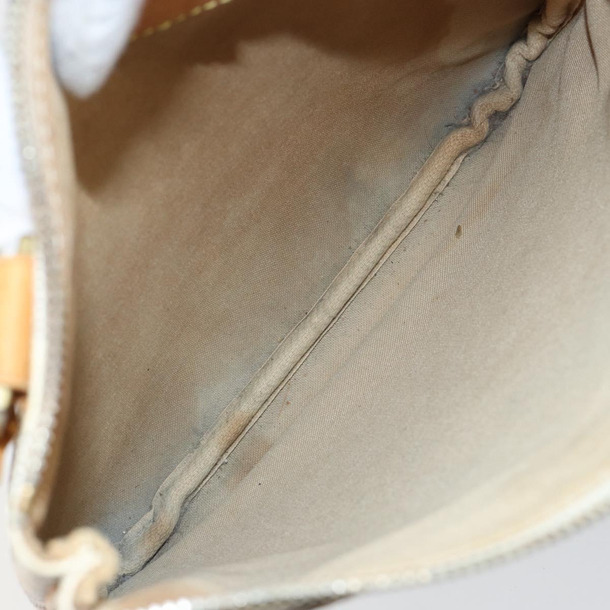 LOUIS VUITTON Damier Azur Pochette Bosphore Shoulder Bag N51112 LV Auth BA7009