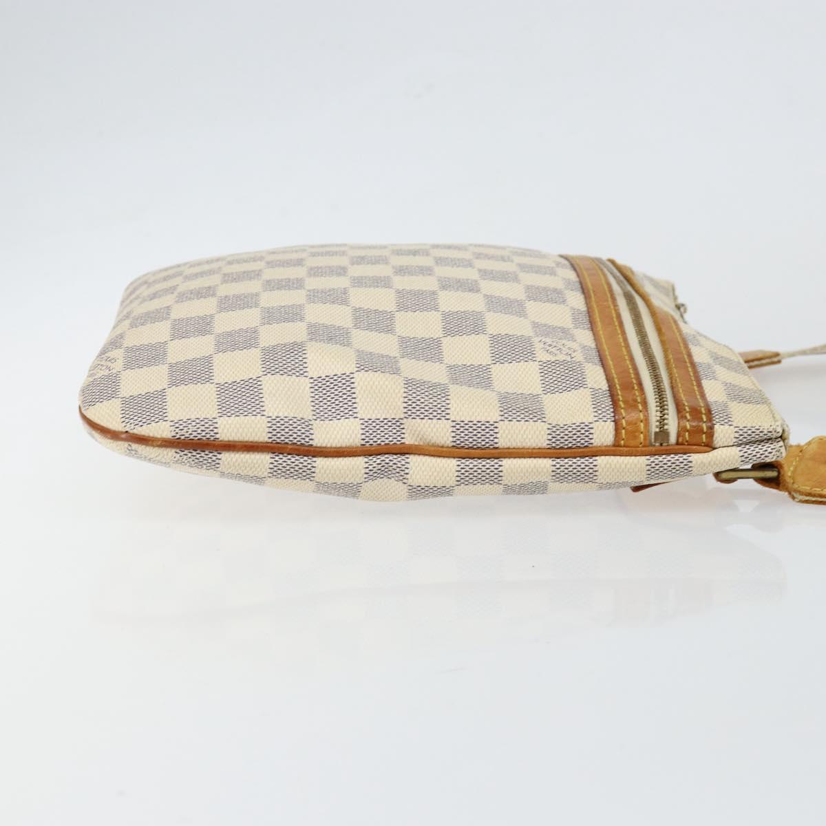LOUIS VUITTON Damier Azur Pochette Bosphore Shoulder Bag N51112 LV Auth BA7009
