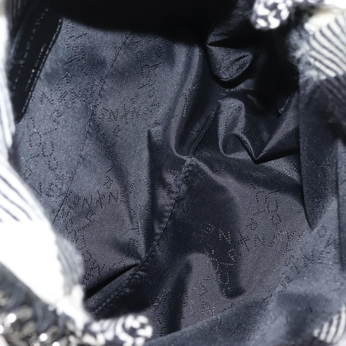 Stella MacCartney Chain Falabella Bag Polyester 2way Black 371223 Auth BA7040