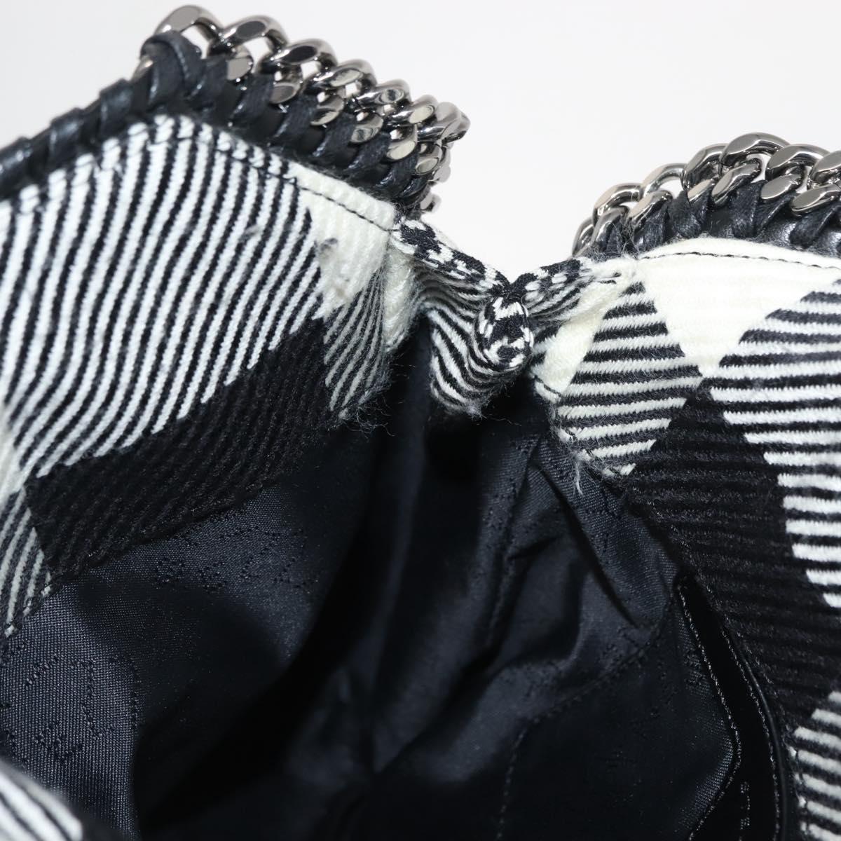 Stella MacCartney Chain Falabella Bag Polyester 2way Black 371223 Auth BA7040