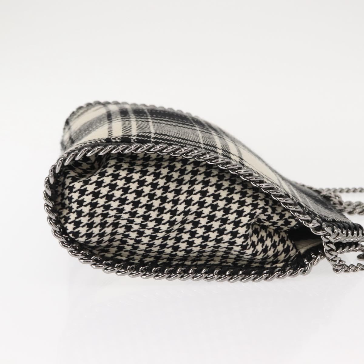 Stella MacCartney Chain Falabella Bag Polyester 2way Black 371223 Auth BA7040