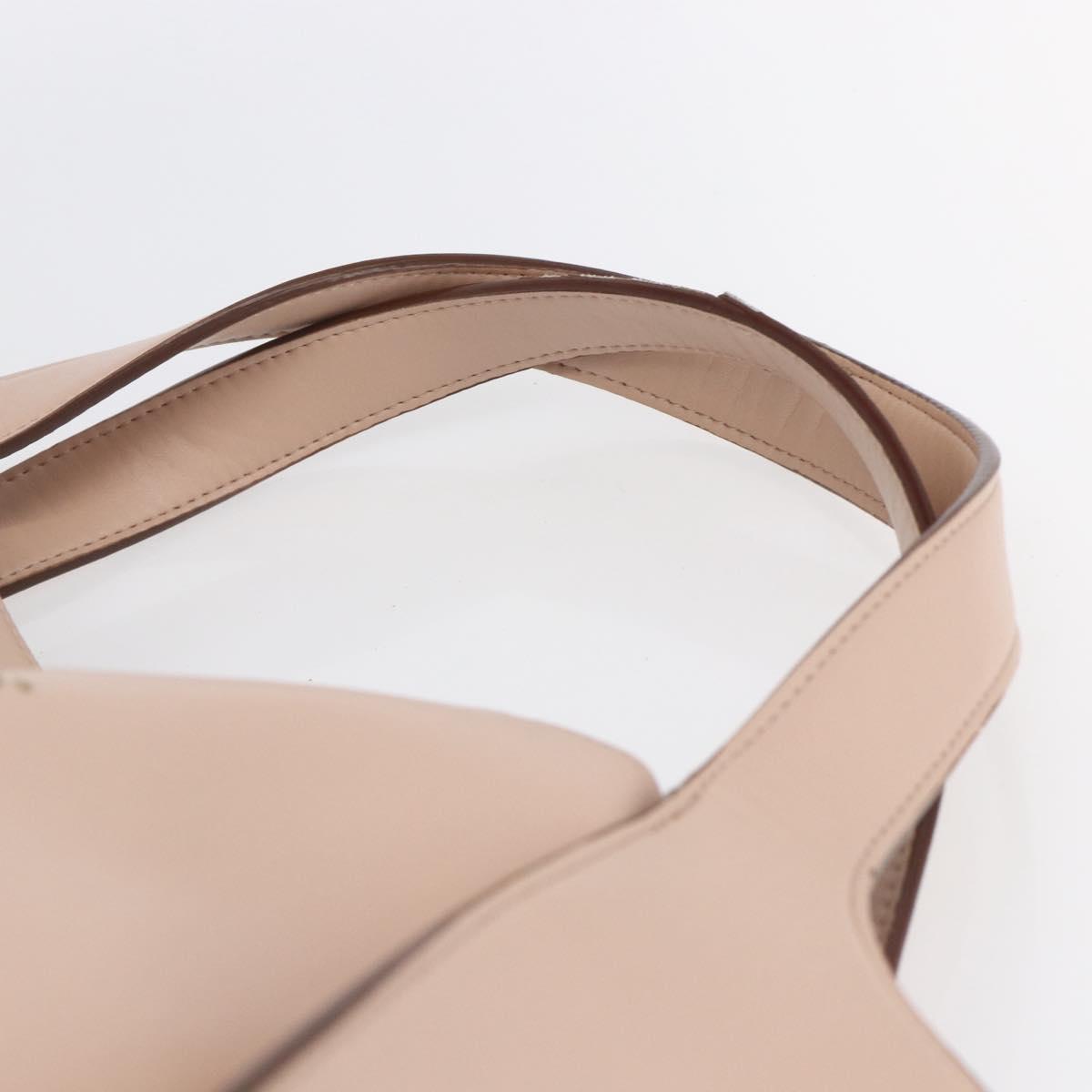 Stella MacCartney Tote Bag Leather Beige 502793 Auth BA7042