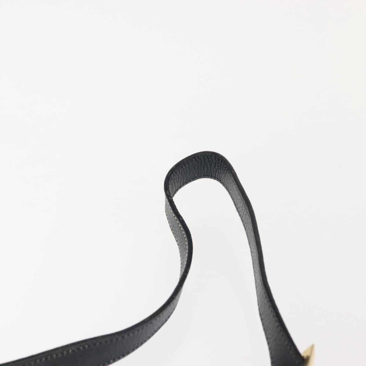 Salvatore Ferragamo Shoulder Bag Canvas Leather Beige Gold Auth BA7054