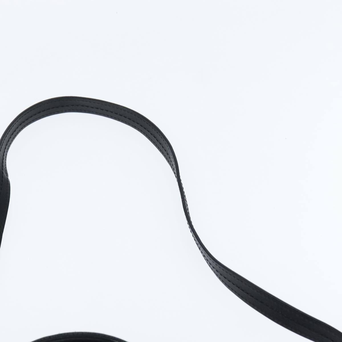 Chloe Alice Hand Bag Leather 2way Black Gold Auth BA7070