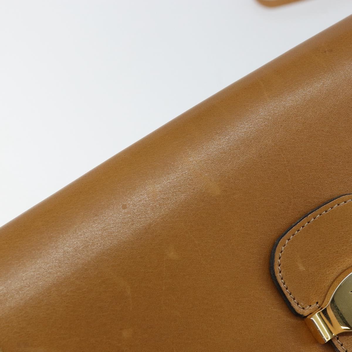 Christian Dior Honeycomb Canvas Shoulder Bag PVC Leather Beige Gold Auth BA7080