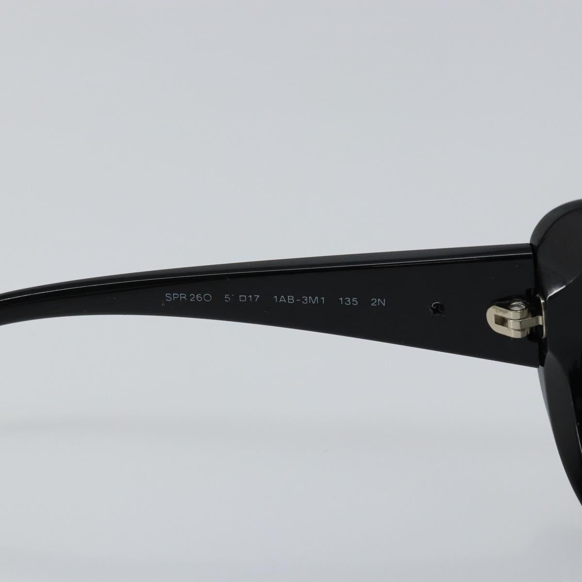 PRADA Sunglasses Plastic Black Auth BA7102