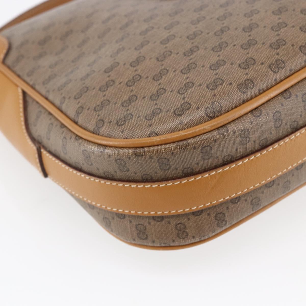 GUCCI Micro GG Supreme Web Sherry Line Bag PVC Beige 001 115 0914 Auth BA7111