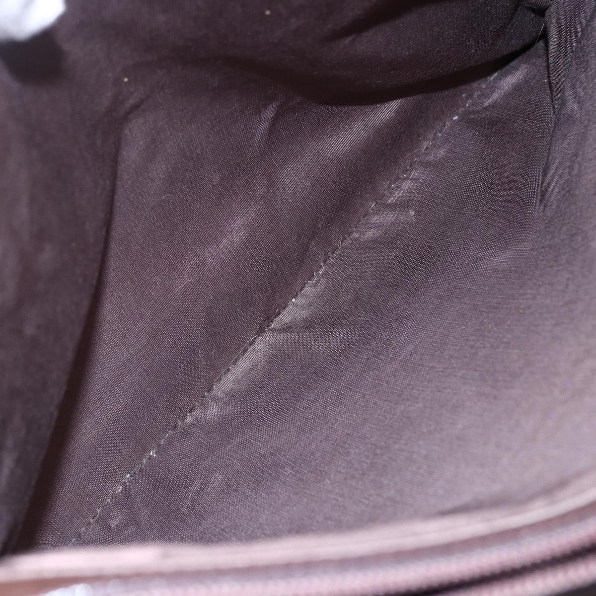 BURBERRY Nova Check Tote Bag Canvas Beige Silver Auth BA7138