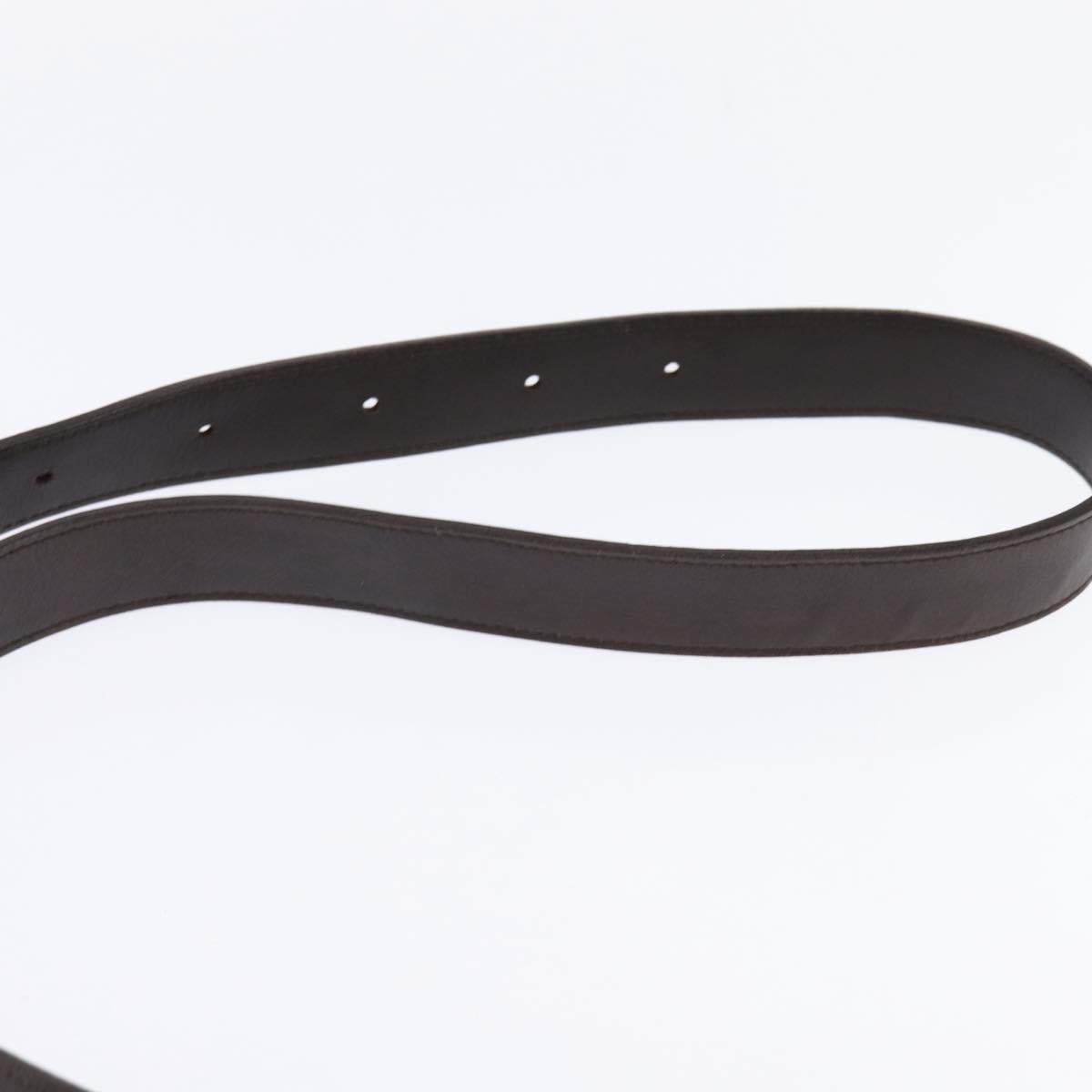 BOTTEGA VENETA INTRECCIATO Shoulder Bag Leather Brown Silver 113092 Auth BA7153