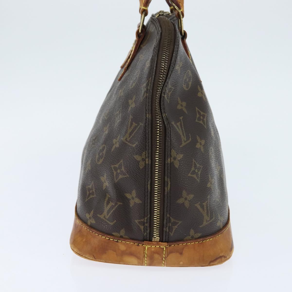 LOUIS VUITTON Monogram Alma Hand Bag M51130 LV Auth BA7155