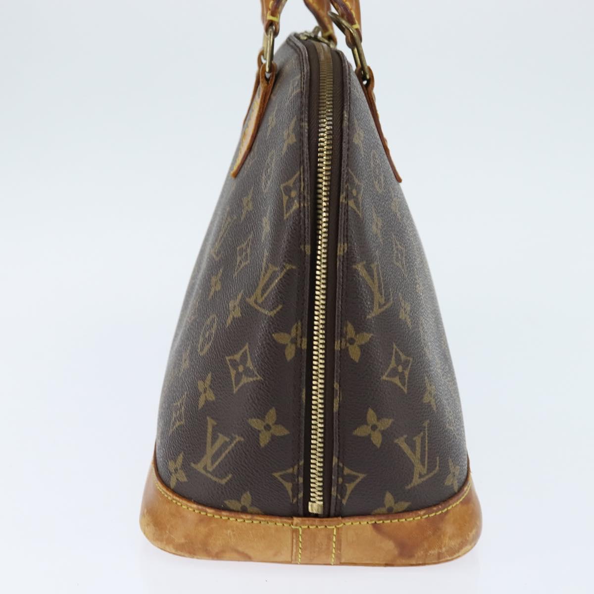 LOUIS VUITTON Monogram Alma Hand Bag M51130 LV Auth BA7156