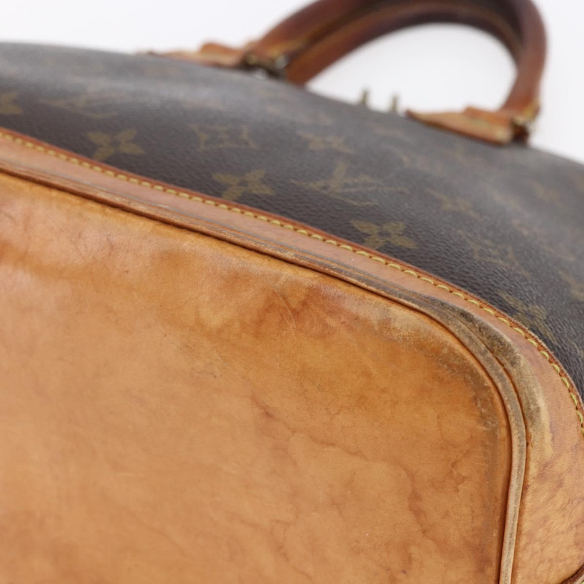 LOUIS VUITTON Monogram Alma Hand Bag M51130 LV Auth BA7157