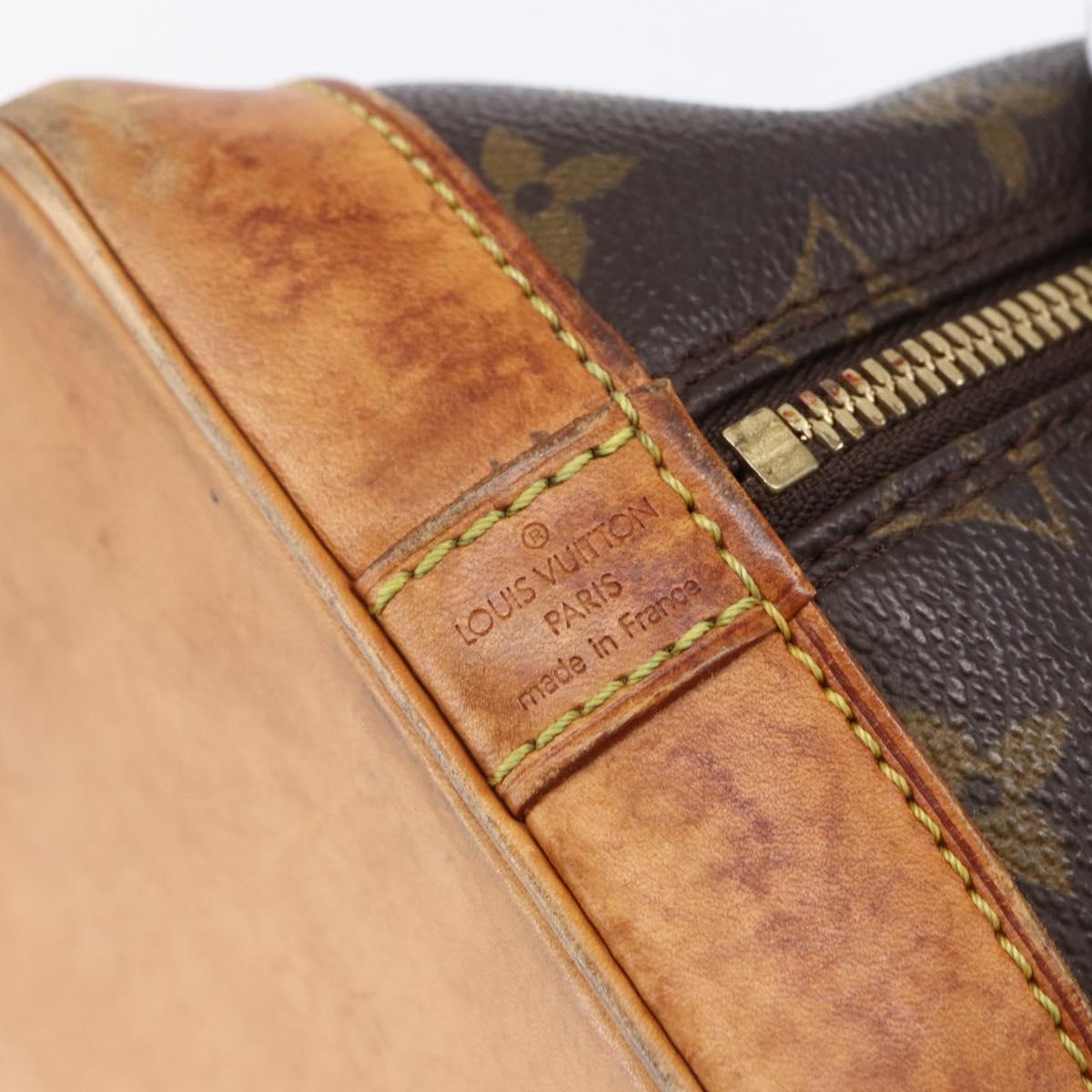 LOUIS VUITTON Monogram Alma Hand Bag M51130 LV Auth BA7157