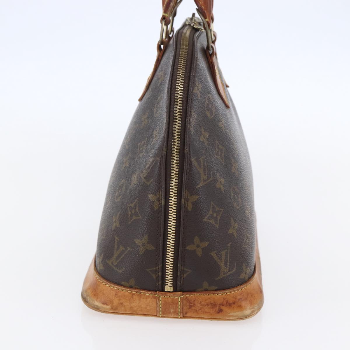 LOUIS VUITTON Monogram Alma Hand Bag M51130 LV Auth BA7157