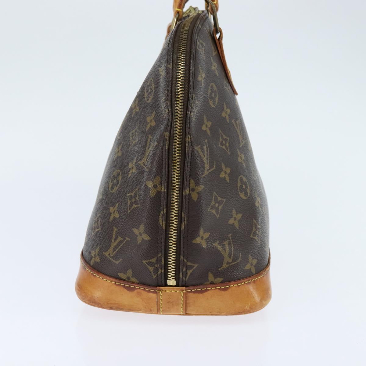 LOUIS VUITTON Monogram Alma Hand Bag M51130 LV Auth BA7158