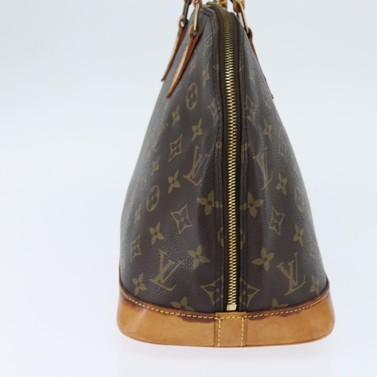 LOUIS VUITTON Monogram Alma Hand Bag M51130 LV Auth BA7158