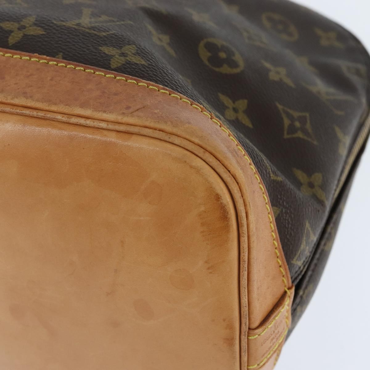 LOUIS VUITTON Monogram Alma Hand Bag M51130 LV Auth BA7160