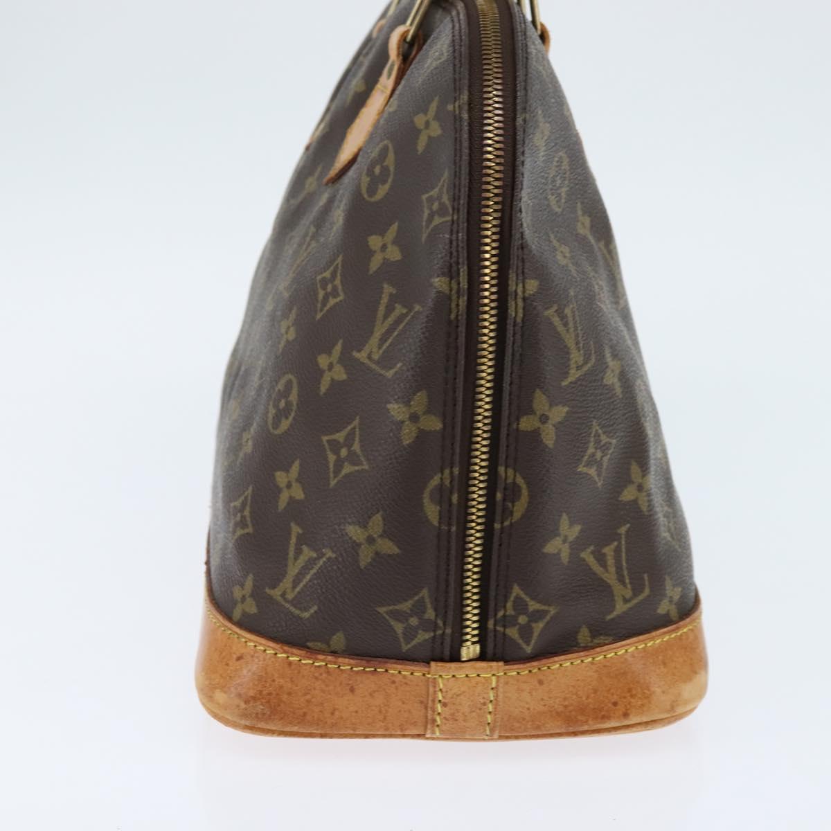 LOUIS VUITTON Monogram Alma Hand Bag M51130 LV Auth BA7160