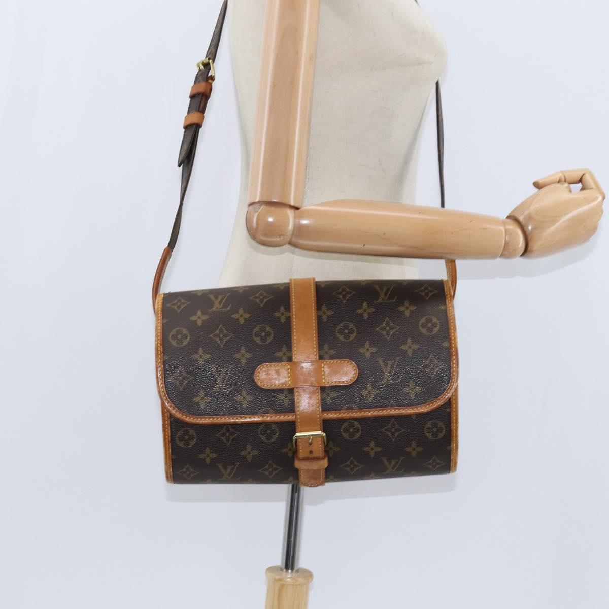 LOUIS VUITTON Monogram Marne Shoulder Bag M51369 LV Auth BA7162