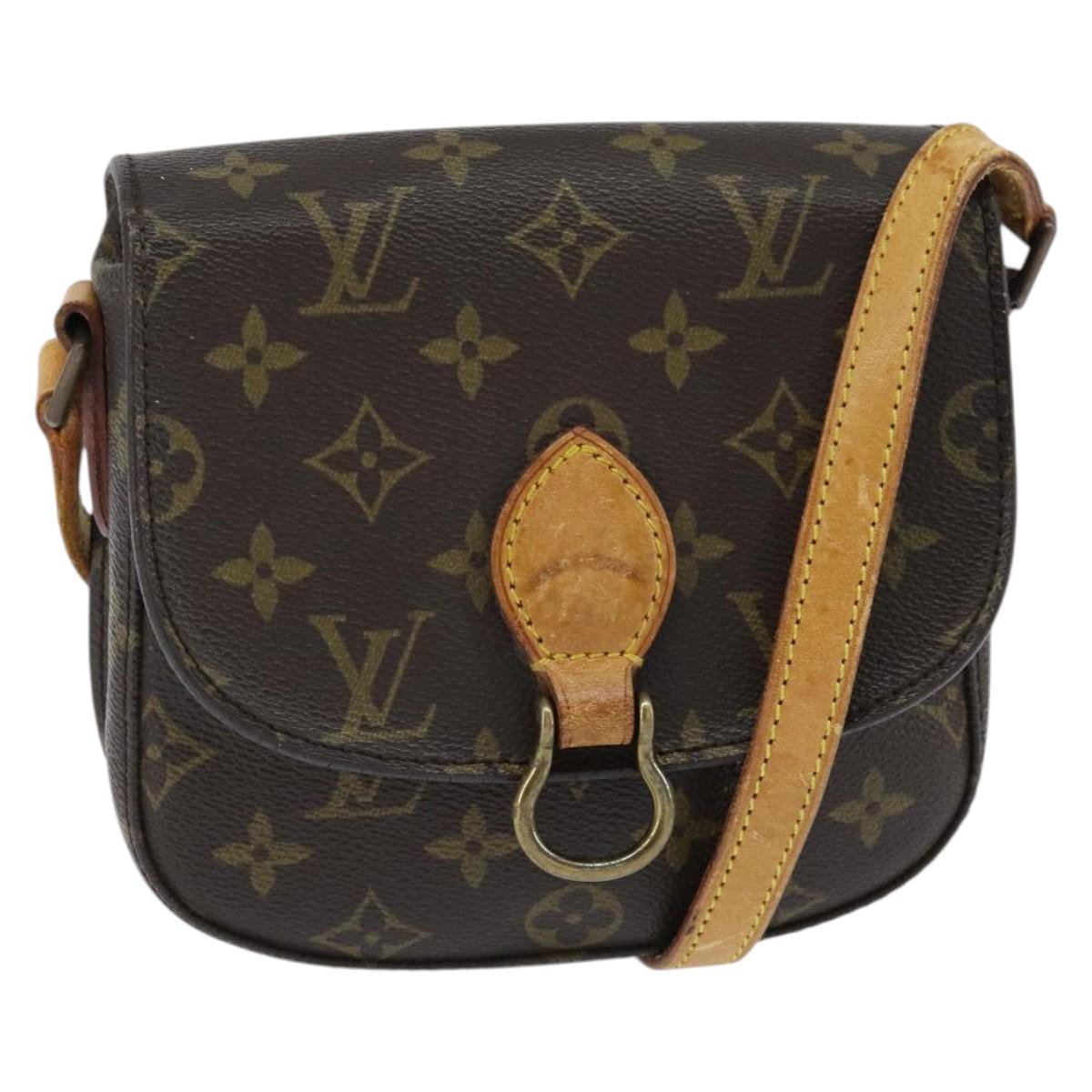 LOUIS VUITTON Monogram Saint Cloud PM Shoulder Bag M51244 LV Auth BA7165