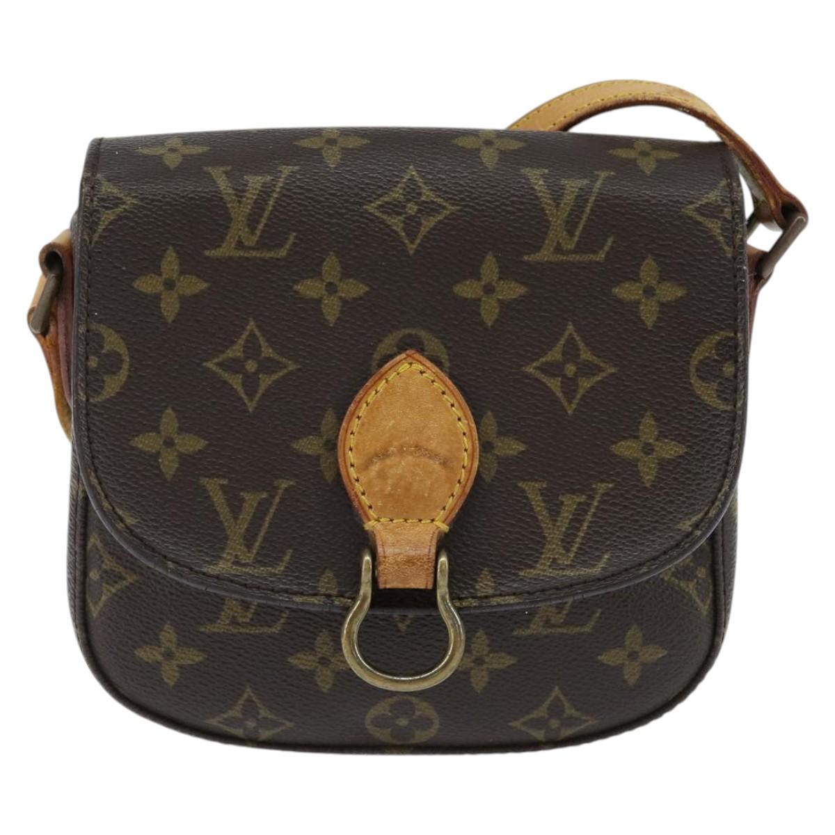 LOUIS VUITTON Monogram Saint Cloud PM Shoulder Bag M51244 LV Auth BA7165