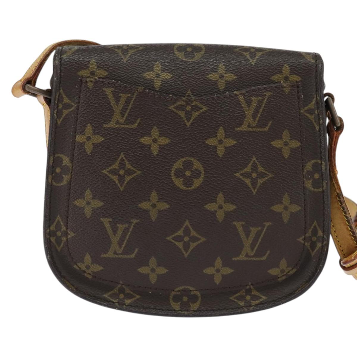 LOUIS VUITTON Monogram Saint Cloud PM Shoulder Bag M51244 LV Auth BA7165