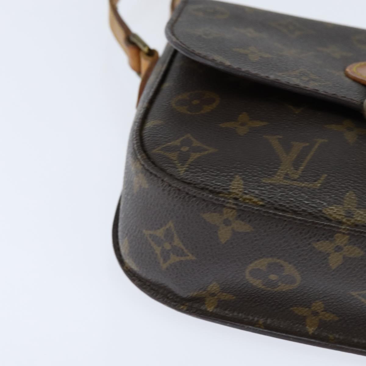 LOUIS VUITTON Monogram Saint Cloud MM Shoulder Bag M51243 LV Auth BA7166