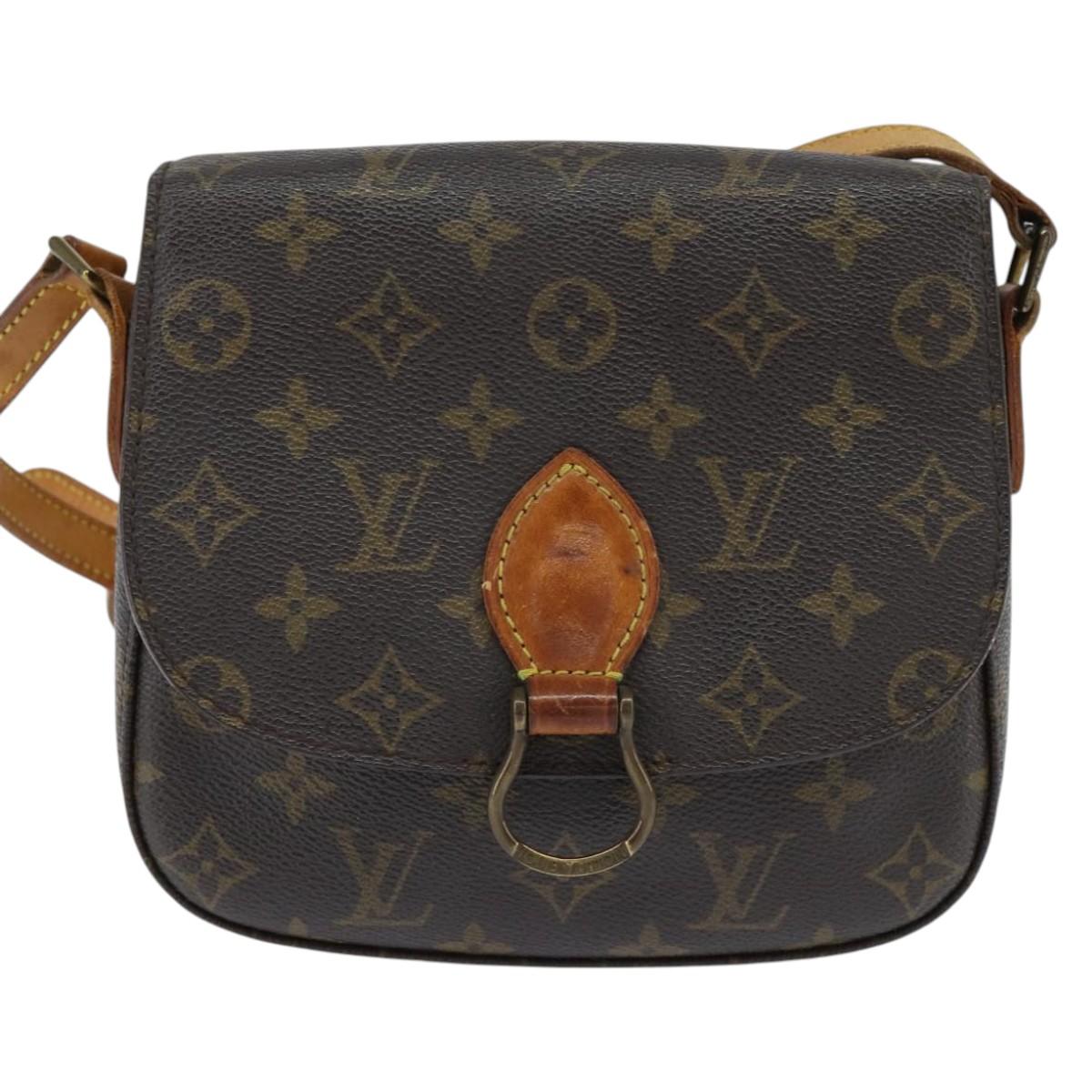 LOUIS VUITTON Monogram Saint Cloud MM Shoulder Bag M51243 LV Auth BA7166