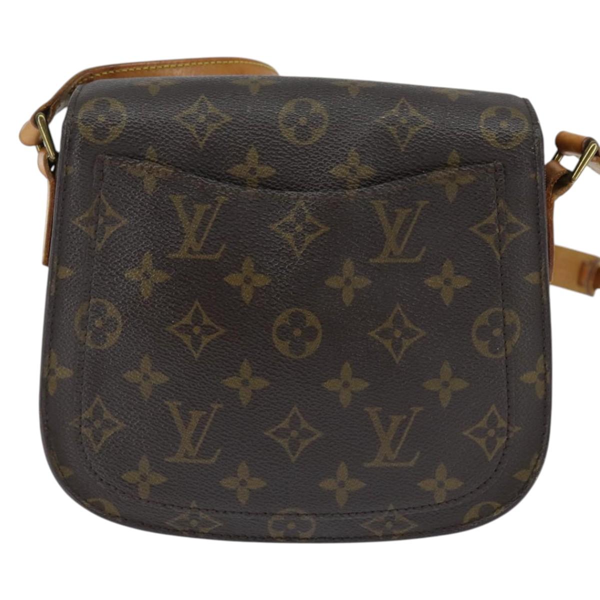 LOUIS VUITTON Monogram Saint Cloud MM Shoulder Bag M51243 LV Auth BA7166
