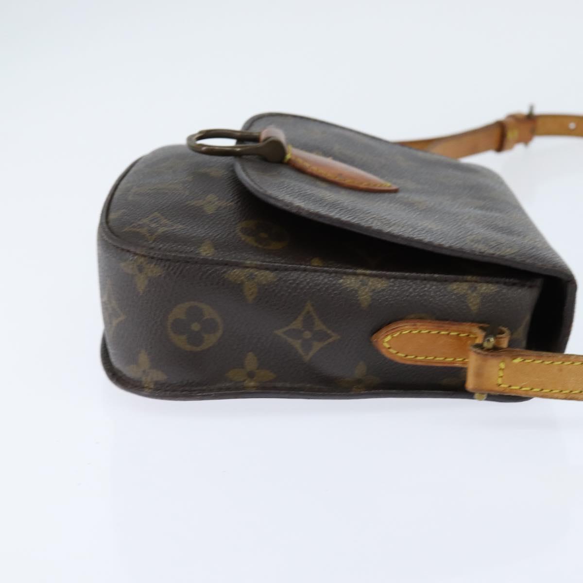 LOUIS VUITTON Monogram Saint Cloud MM Shoulder Bag M51243 LV Auth BA7166
