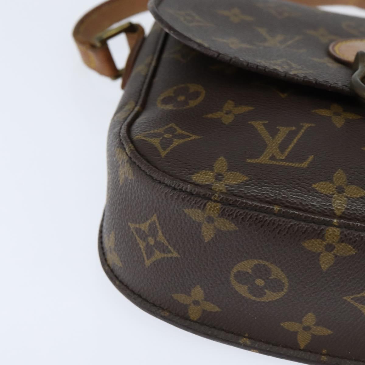LOUIS VUITTON Monogram Saint Cloud MM Shoulder Bag M51243 LV Auth BA7167