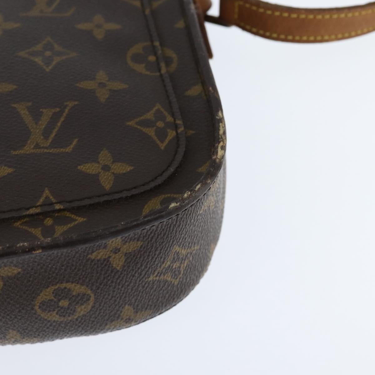 LOUIS VUITTON Monogram Saint Cloud MM Shoulder Bag M51243 LV Auth BA7167