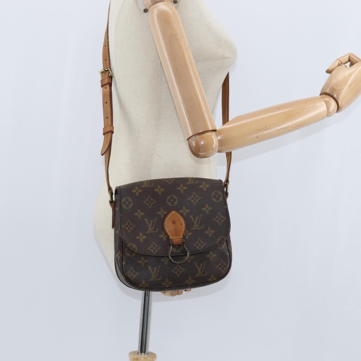 LOUIS VUITTON Monogram Saint Cloud MM Shoulder Bag M51243 LV Auth BA7167