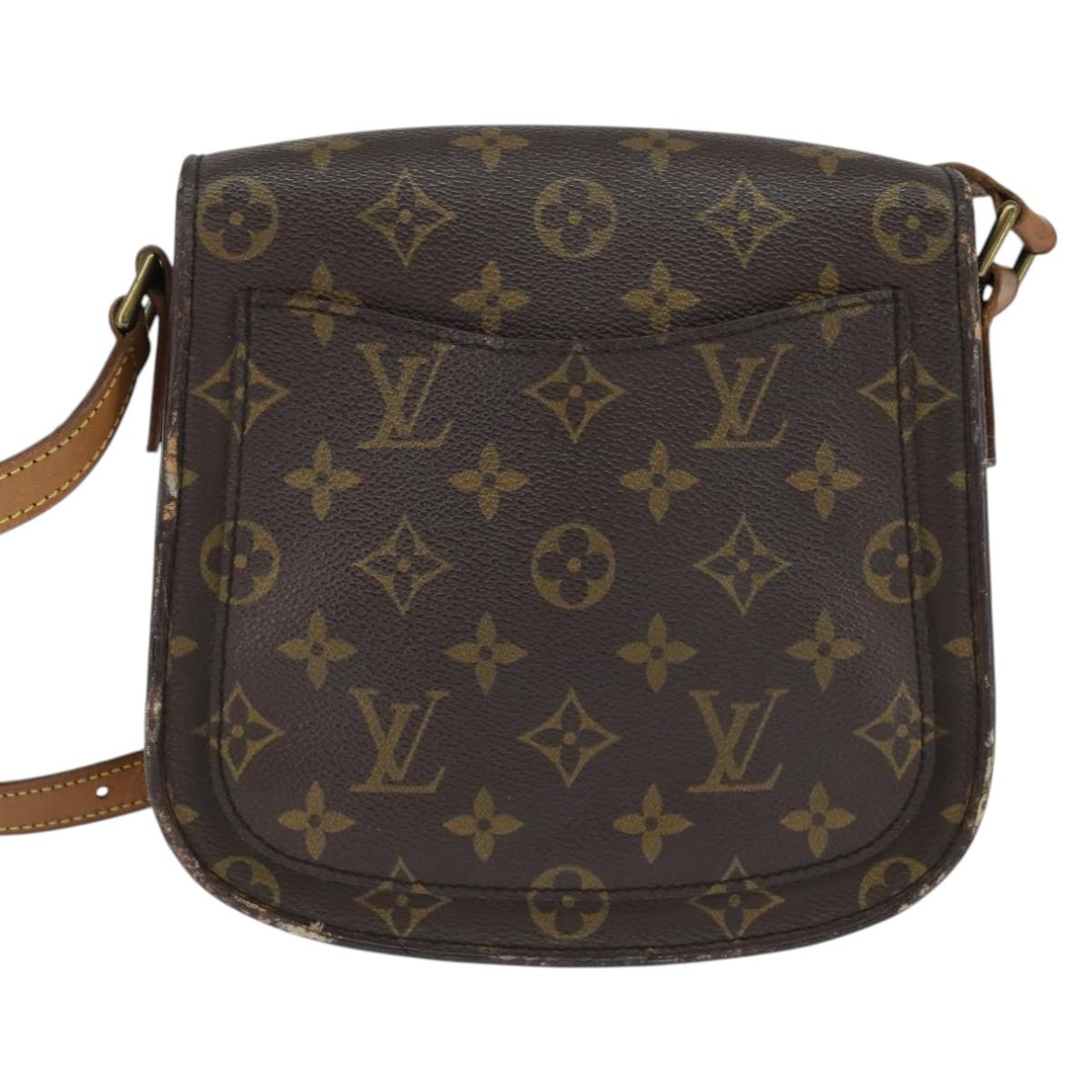 LOUIS VUITTON Monogram Saint Cloud MM Shoulder Bag M51243 LV Auth BA7167