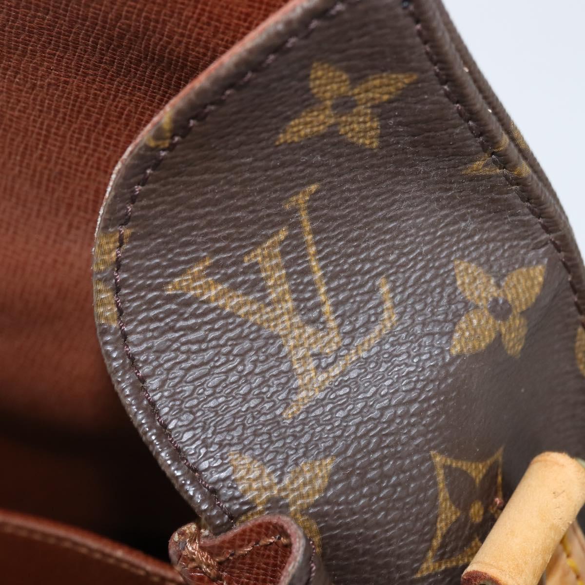 LOUIS VUITTON Monogram Cartouchiere GM Shoulder Bag M51252 LV Auth BA7168