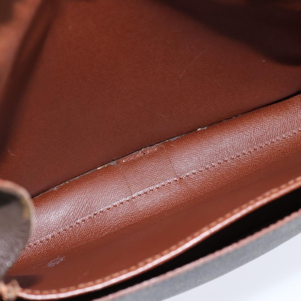 LOUIS VUITTON Monogram Cartouchiere GM Shoulder Bag M51252 LV Auth BA7168