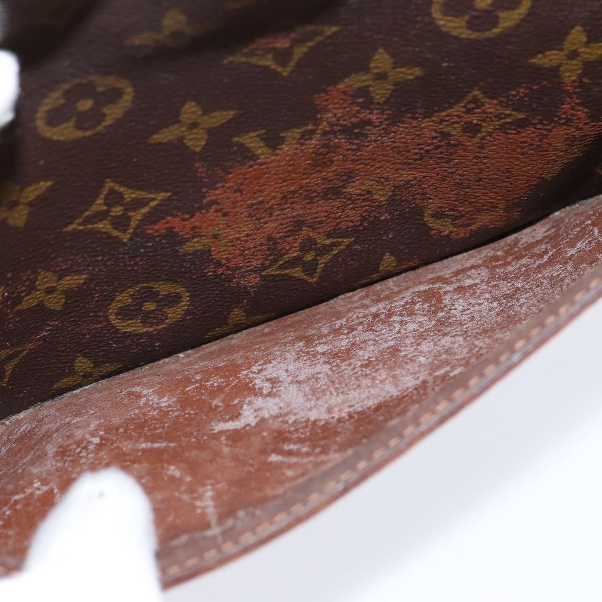 LOUIS VUITTON Monogram Compiegne 28 Clutch Bag M51845 LV Auth BA7171