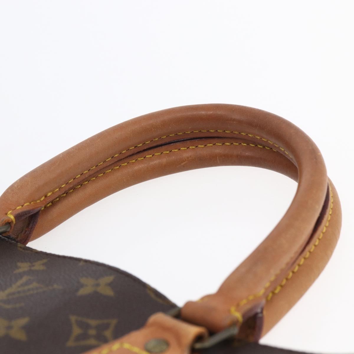 LOUIS VUITTON Monogram Sac Plat Hand Bag M51140 LV Auth BA7187