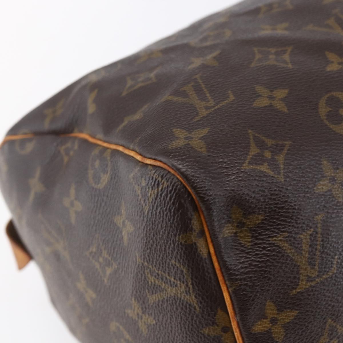 LOUIS VUITTON Monogram Speedy 30 Hand Bag M41526 LV Auth BA7189