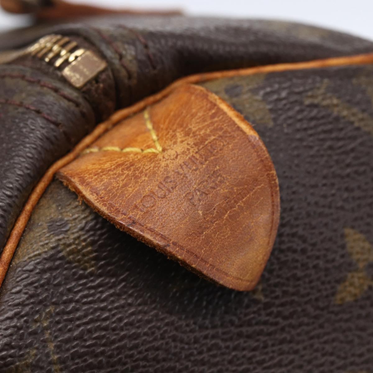 LOUIS VUITTON Monogram Speedy 30 Hand Bag M41526 LV Auth BA7189