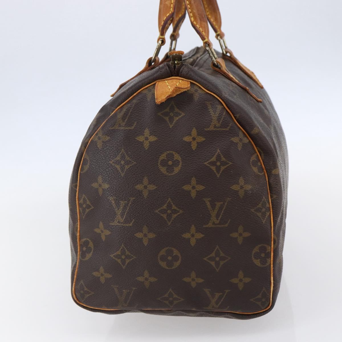 LOUIS VUITTON Monogram Speedy 30 Hand Bag M41526 LV Auth BA7189