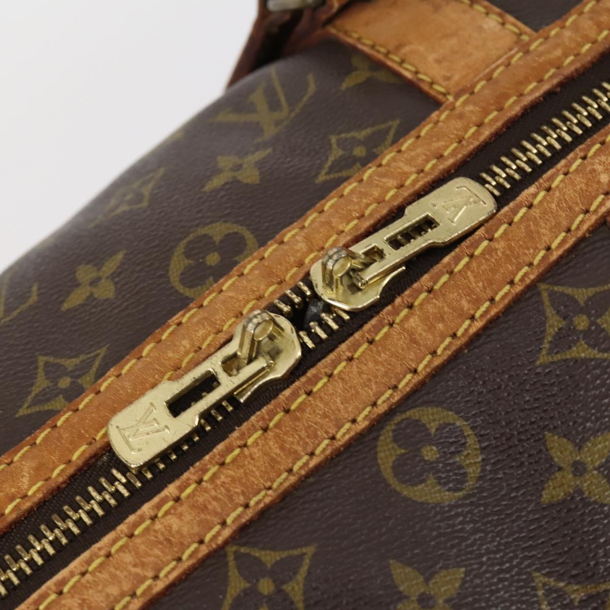 LOUIS VUITTON Monogram Sac Souple 45 Boston Bag M41624 LV Auth BA7190